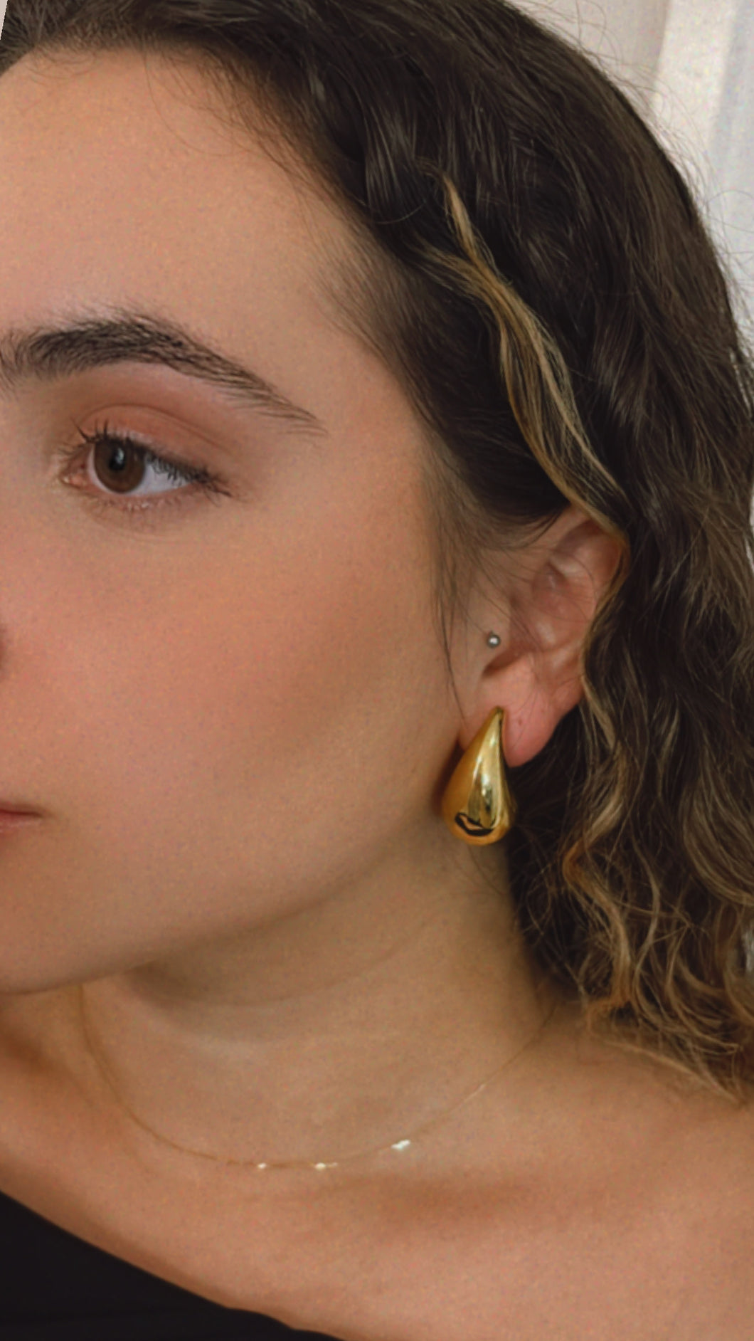 Gold Drop Earrings