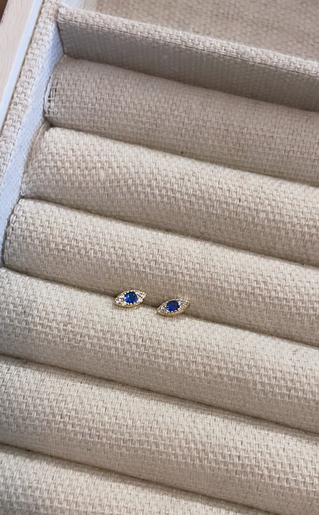 Dainty Evil Eye Studs