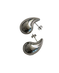 Ailen Tear Drop Silver Earrings