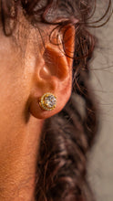 Load image into Gallery viewer, Cubic Zirconia Halo Studs