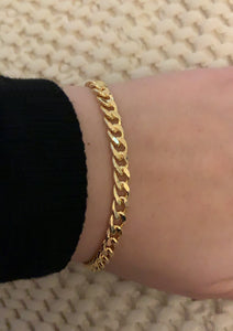 Gold-Filled Cuban Link Bracelet